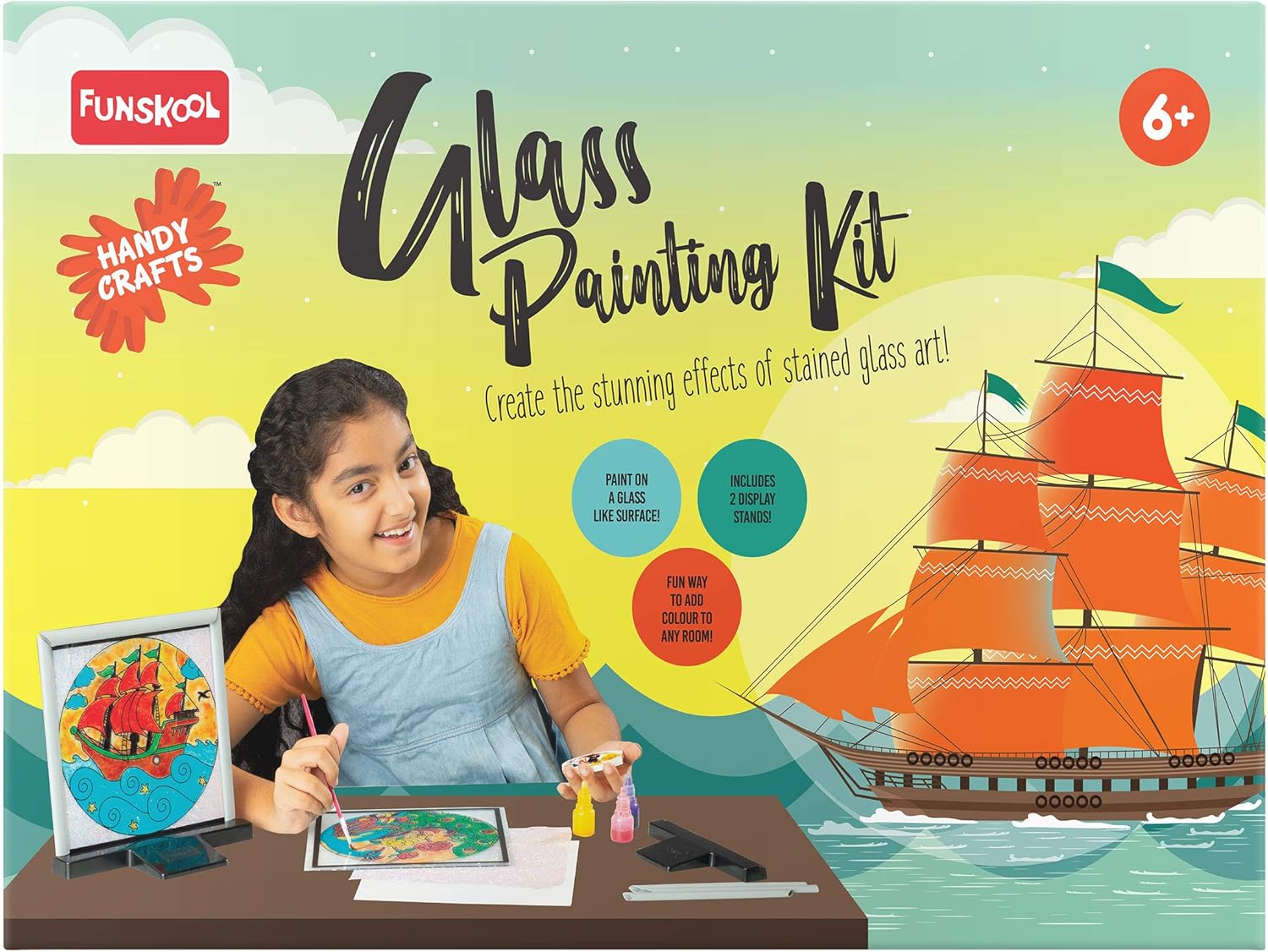 Funskool -Handycrafts Glass Painting