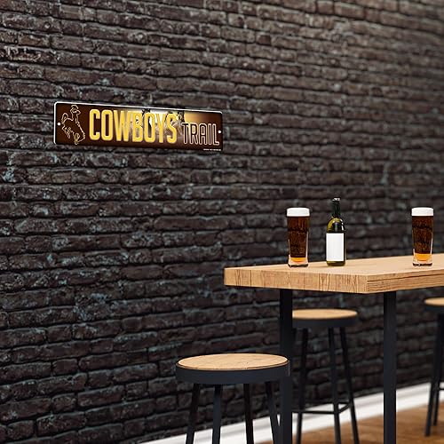 Vista 42 de Rico Industries Letrero de plástico de la NCAA de plástico de 4 x 16 pulgadas Alternativo