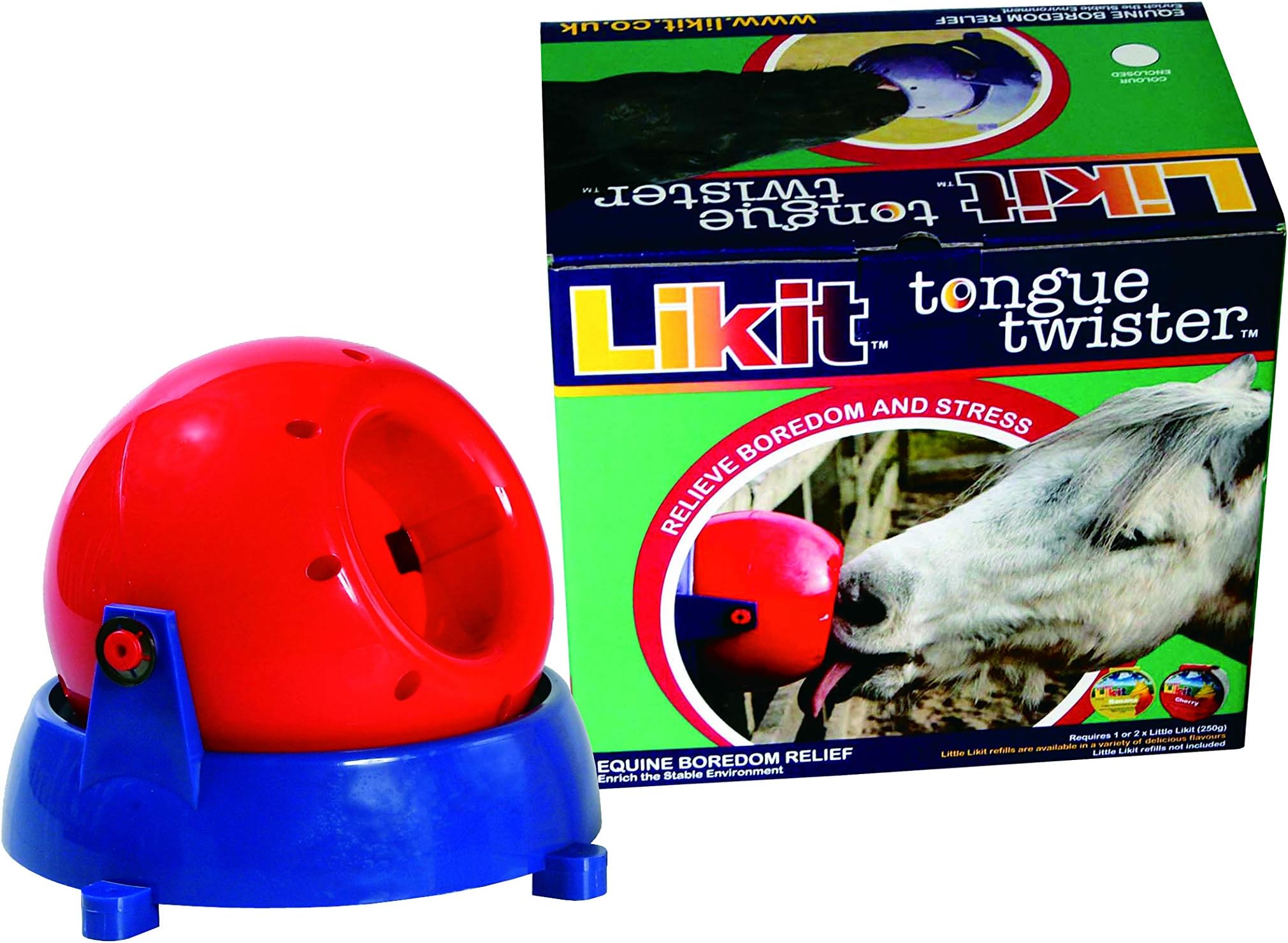 Likit Signature Tongue Twister - Red - Clear, Unisex