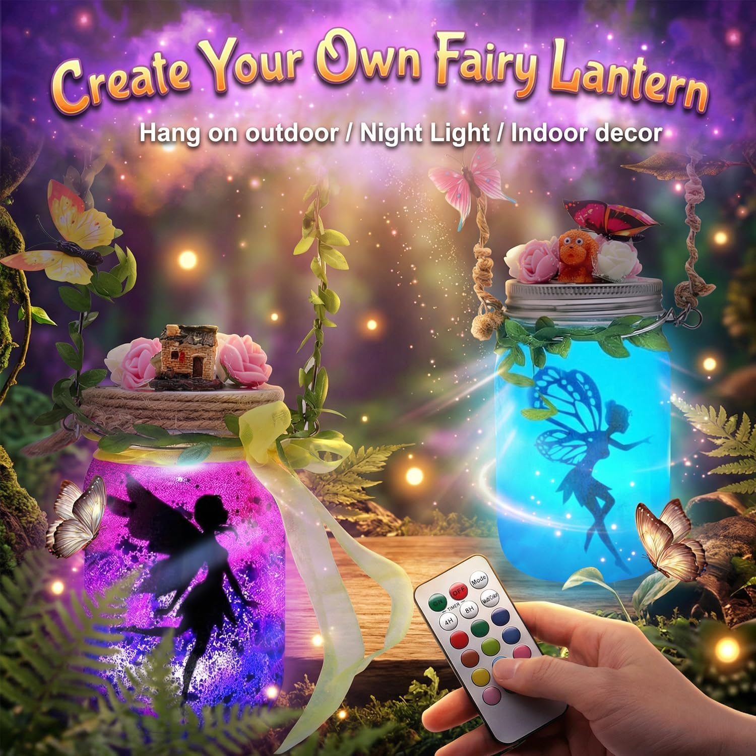 Alritz Fairy Lantern Craft Kit Mason