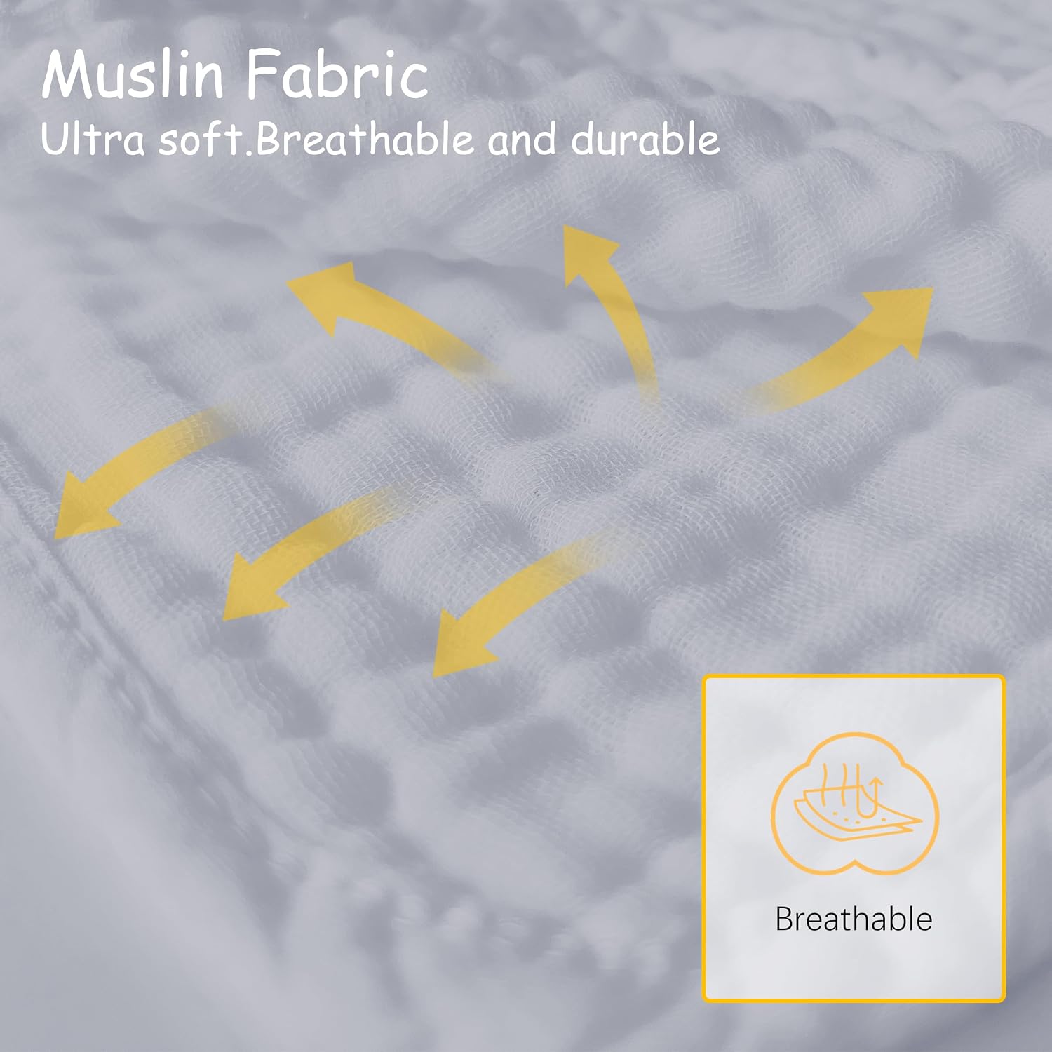 Lovely Care 12 Pack Muslin Burp Cloths 100% Cotton Muslin Cloths Large 20''x10'' Extra Soft and Absorbent Baby Burping Cloth - Slate
