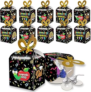 PHIAMOLY 30 Pcs Preschool Graduate Treat Boxes Gift boxes Candy Boxes Preschool Graduation Party Decorations 2024 Kindergaten Graduation Decoration Pre-K Graduate Party Celebration Favor Supplies