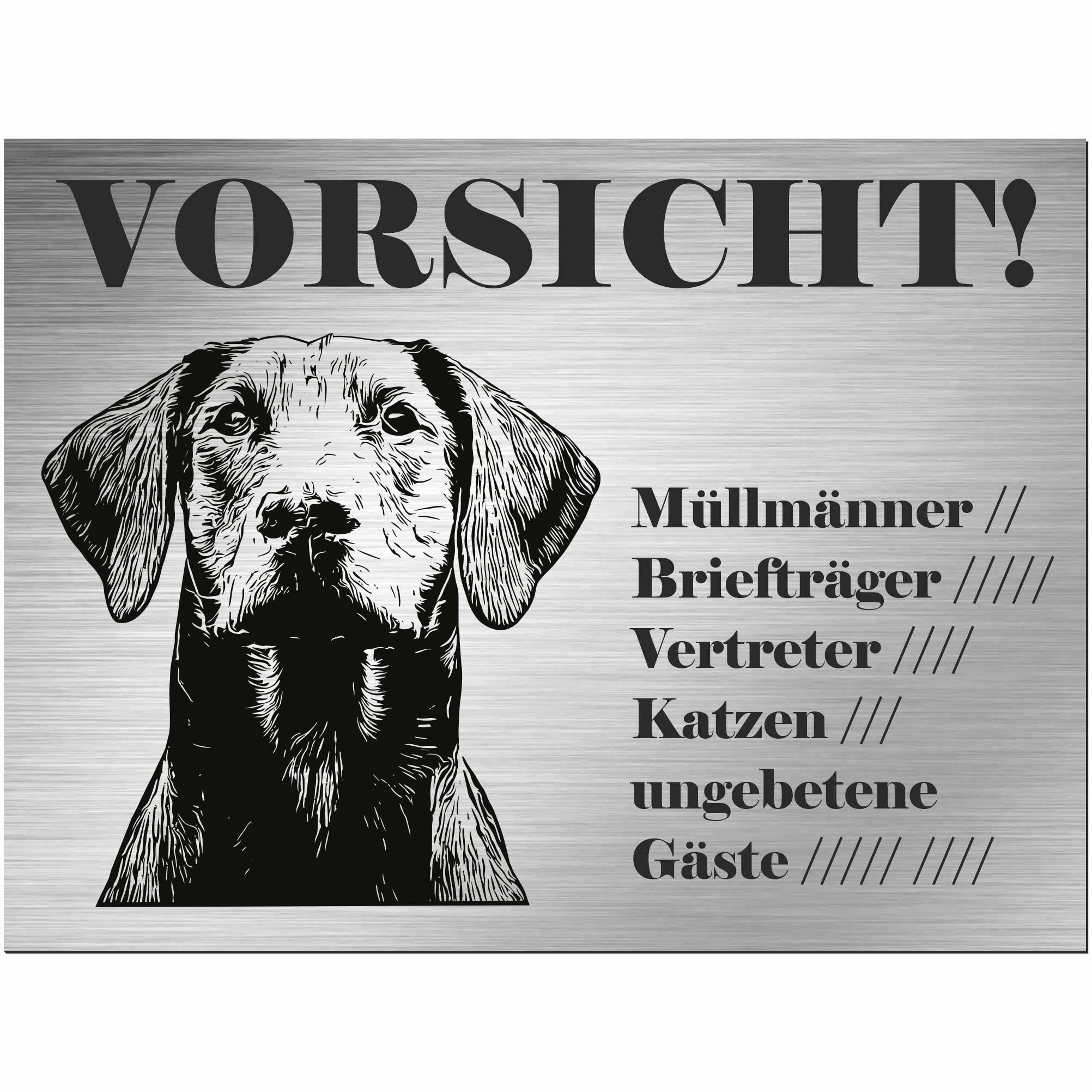 Plaque attention au chien Dobermann pour sécuriser vos accès