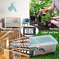 Vista 6 de Paquete de 4 mini digitales electrónicos de temperatura de humedad, medidor de termómetro interior higrómetro pantalla LCD Fahrenheit (?)