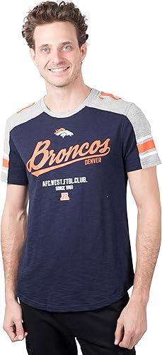 Miniatura 33 de Ultra Game NFL - Camiseta raglán de manga corta para hombre