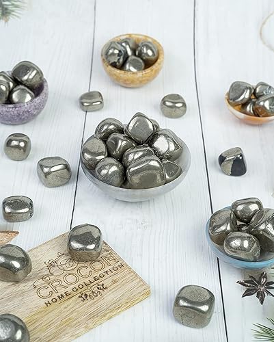 Miniatura 39 de Crocon Kit de cristales y piedras curativas de amatista de 1 libra para cristal curativo de Reiki, piedras pulidas moradas, piedras pulidas