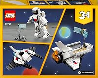 LEGO Creator 3 az 1-ben Űrsikló Építőjáték - Átalakítható Űrhajó Készlet Gyerekeknek 6+ Éves Kortól, 144 db-os Kreatív Ajándék

AI: I've cre 10