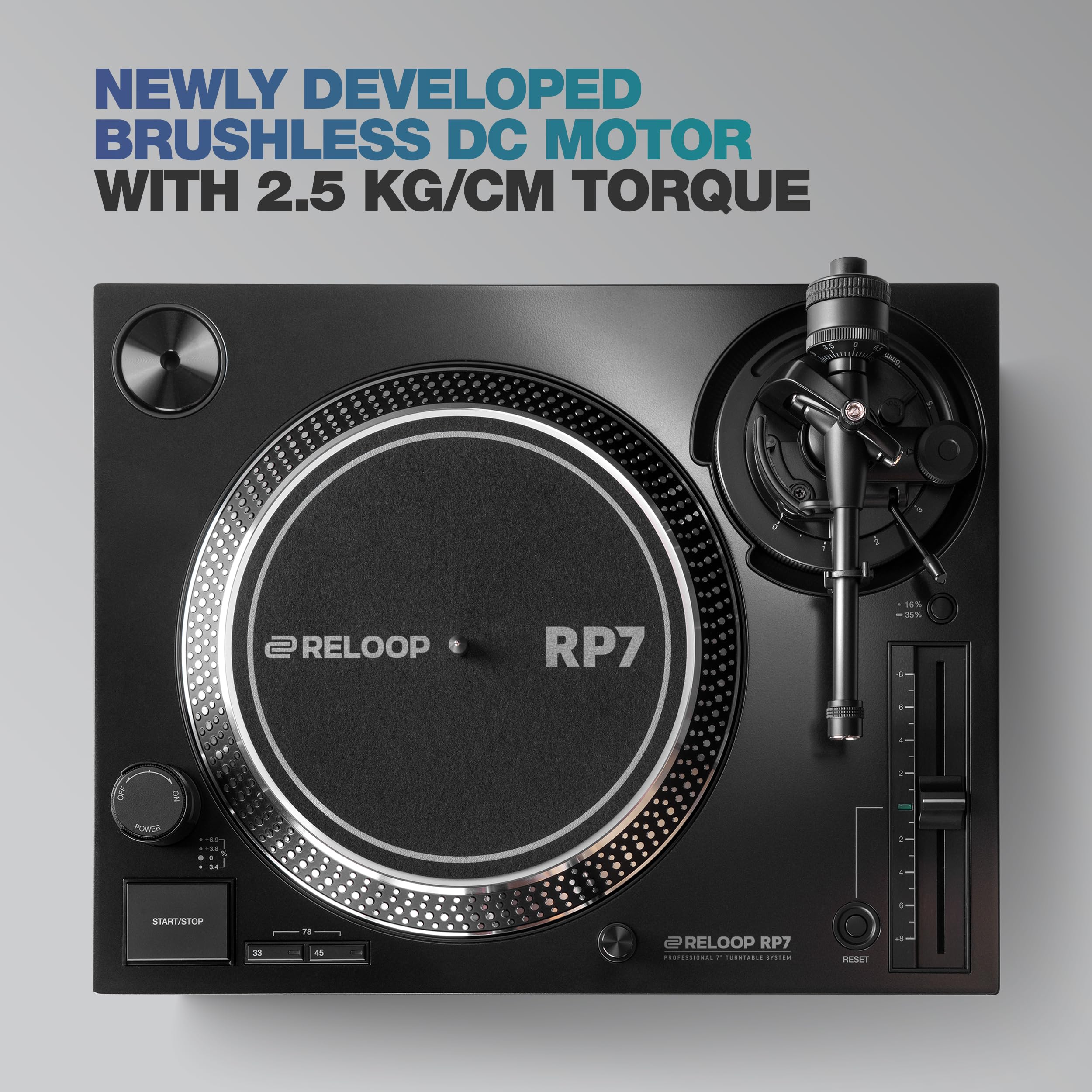 Amazon | Reloop RP-7 ターンテーブル 7インチ専用 プロ仕様 DJターン