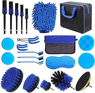 23Pcs Car Wash Cleaning Kit, Car Detailing Brush Set, Car Detailing Kit, Interior and Exterior Car Cleaning Kit, Car Cleaning Kit, Car Polishing Kit, Professional Car Wash Brush Kit and Set