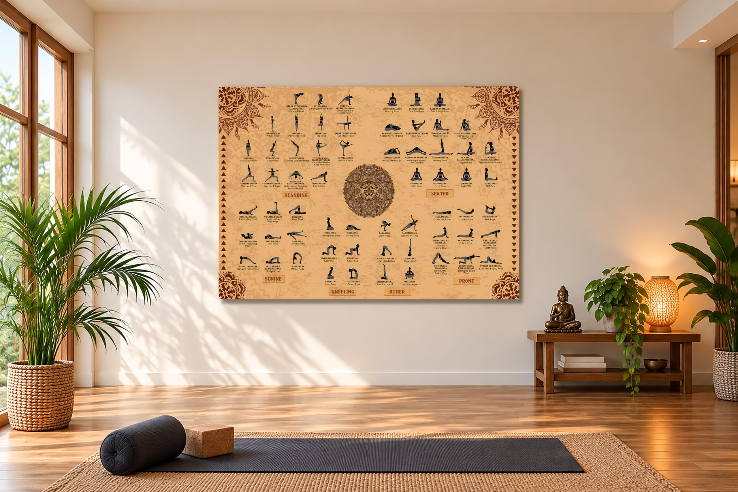 Sikhash Yoga Surya Namaskar Poster - Sun Salutation Art -14 Sikhash Yoga Surya Namaskar Poster - Sun Salutation Art -14