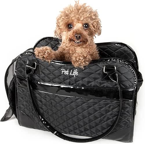 Pet Life Exquisite Handbag Cat and Dog Carrier - Fashion