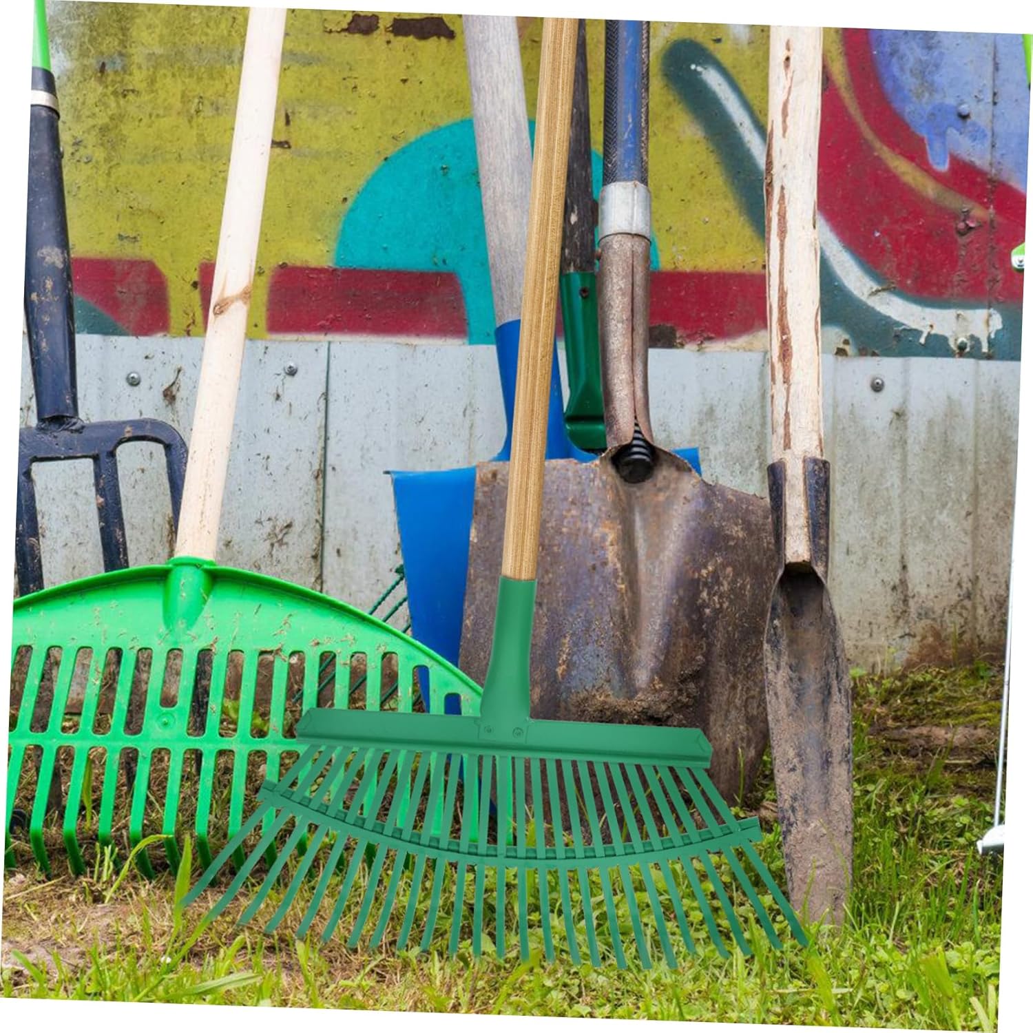 Homoyoyo Leaf Rake Replacement Head for Hand Rake Garden Tool for Artificial Turf