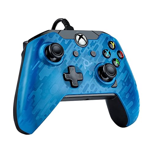 Vista 4 de PDP Gaming Wired Controller Revenant Blue - Xbox
