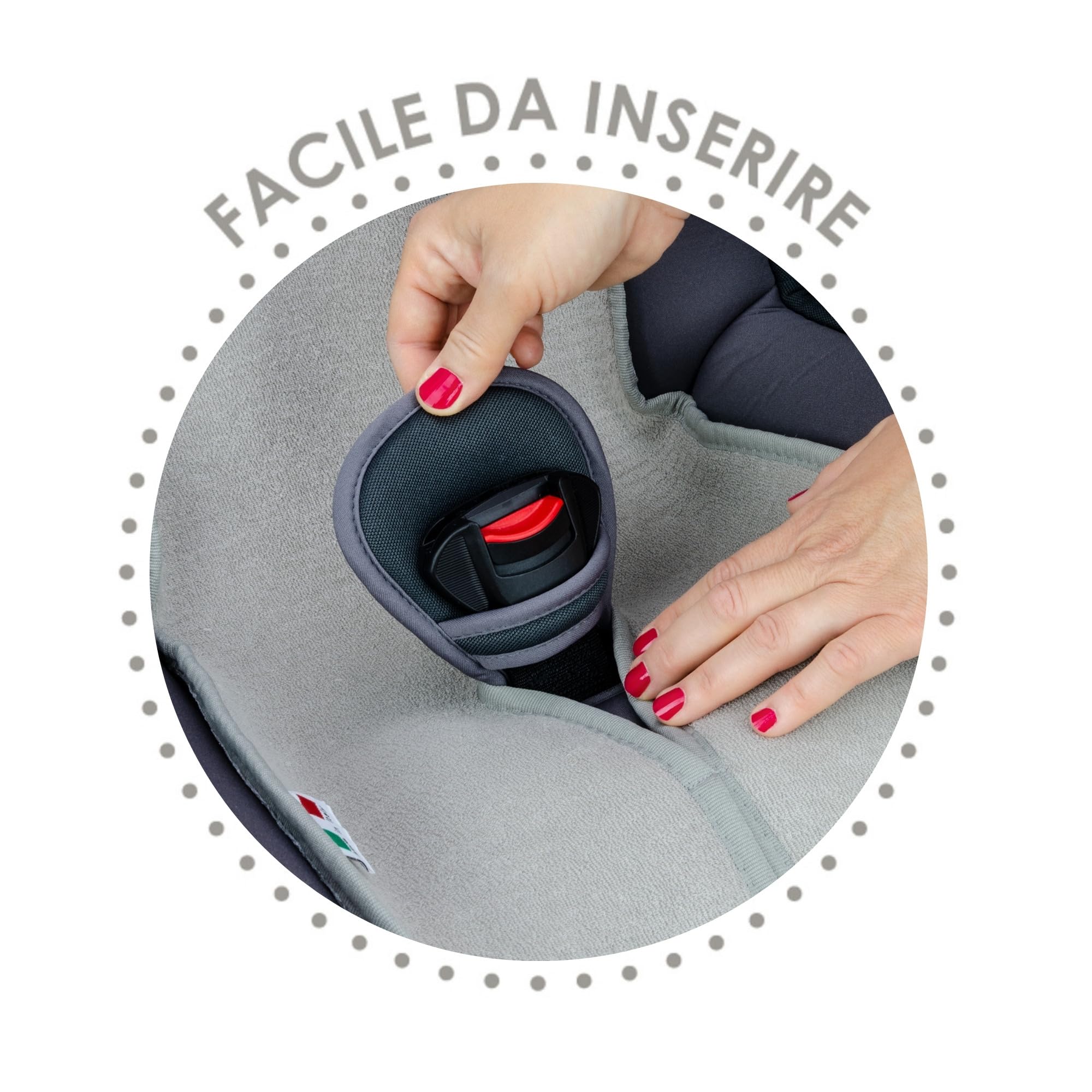 Babysanity® Copripasseggino Universale Estivo AIR MESH 3D Certificato Oeko Tex con Copri Seduta Traspirante Rinfrescante e Antibatterico -MADE IN ITALY-