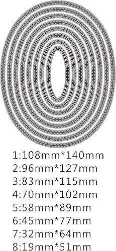 Miniatura 6 de Troqueles para álbumes de recortes, marco de capas de corte de metal para hacer tarjetas, plantilla de perforación de manualidades de papel,