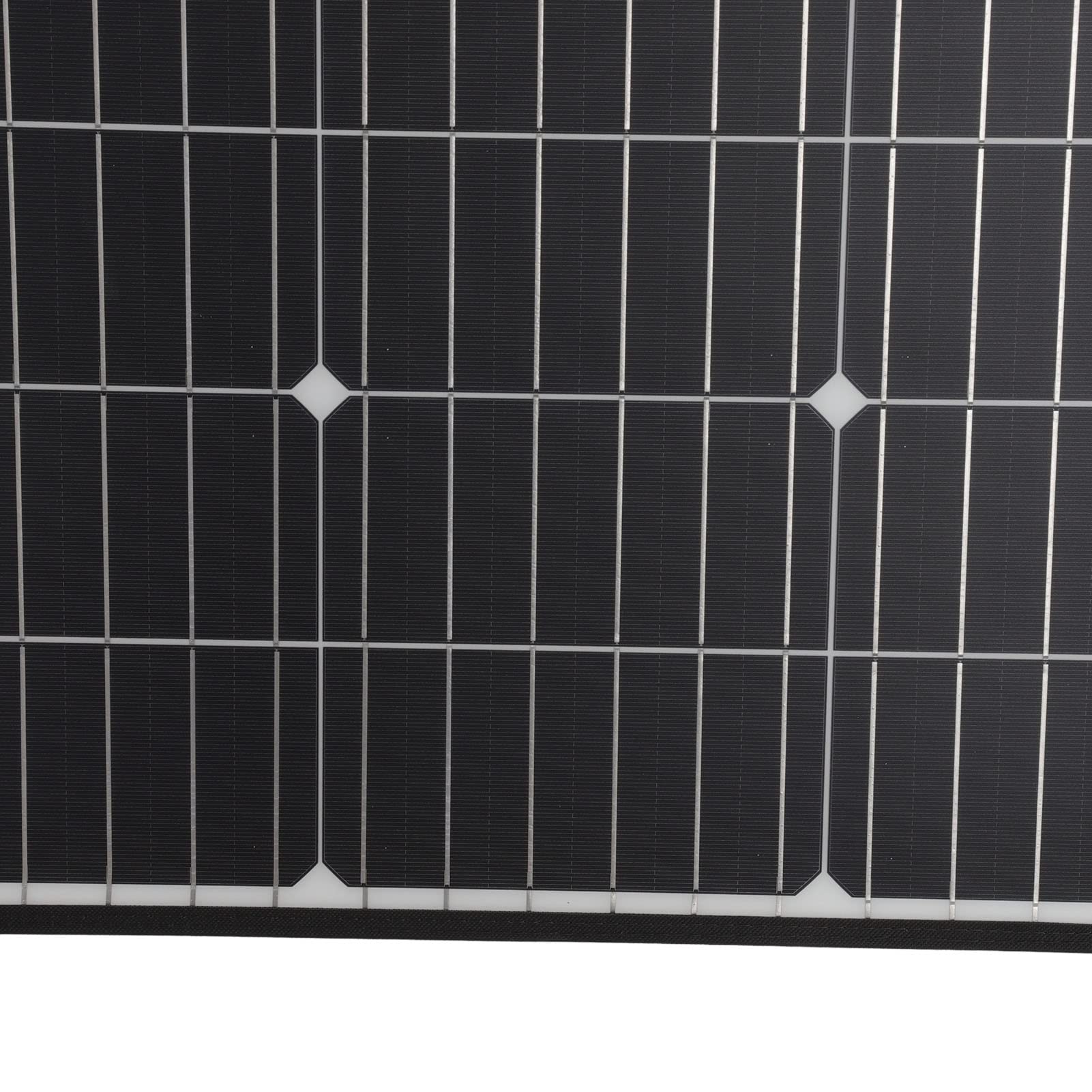 Ejoyous Panel Słoneczny 100 W, Monokrystaliczny, Składany Panel Słoneczny ze Stojakiem Inteligentne ładowanie Wodoodporna Konstrukcja do Użytku na Zewnątrz i na Kempingu