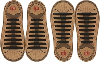INMAKER No Tie Shoelaces, Pack of 2, Elastic Shoe Laces for Kids and Adults