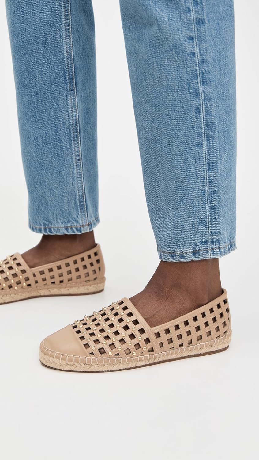 Cinq à Sept Women's Rochel Cage Studded Espadrille Flats