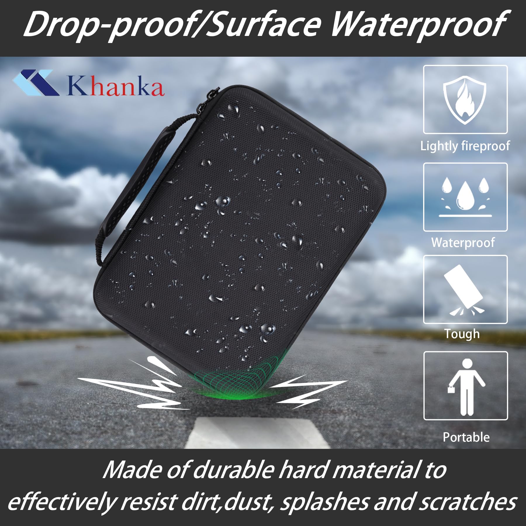 Khanka (Nur Tasche) Hart Tasche Case Für Dymo Letratag Lt-100H