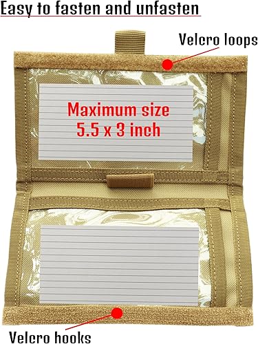 Miniatura 7 de Pulsera táctica Dope Titular de la tarjeta de francotirador Libro de datos de quarterback manga entrenadores de muñecas Football Play Pulseras de