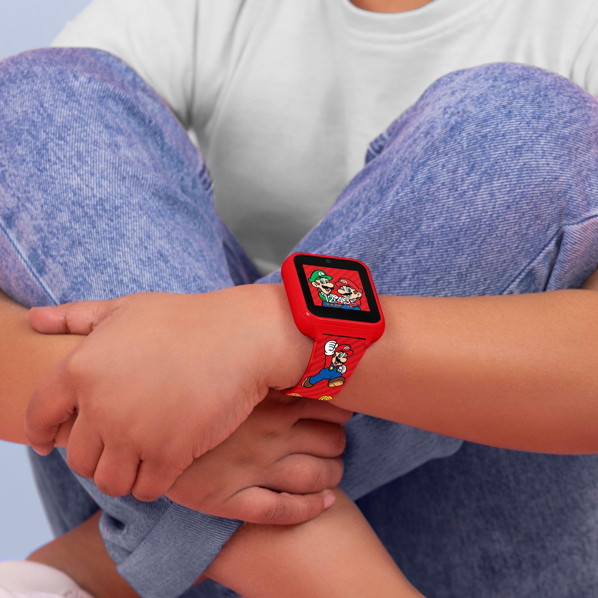 Accutime Super Mario Bros Interaktive Armbanduhr für Kinder