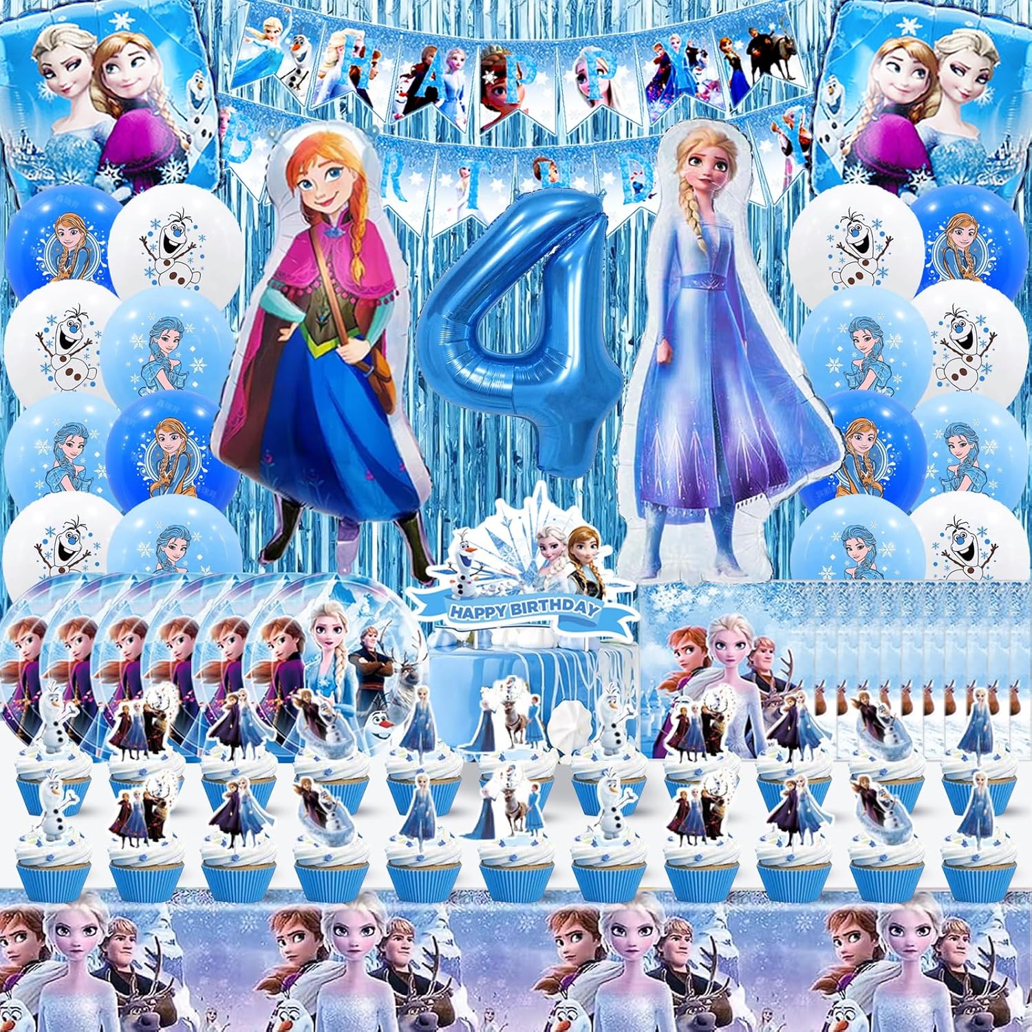 Frozen balloons for christmas