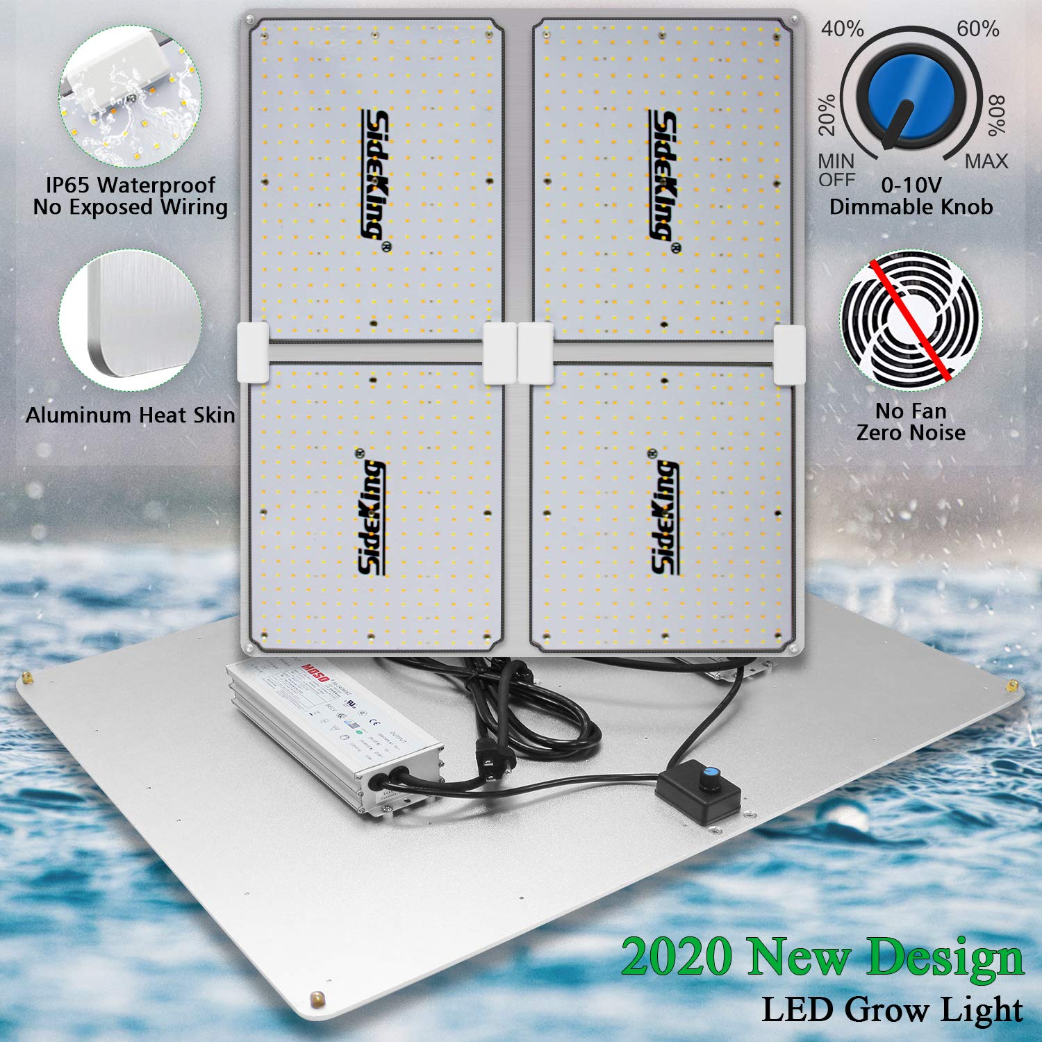 SideKing SK4000 Led Grow Lights 5x5 ft Flower with Samsung