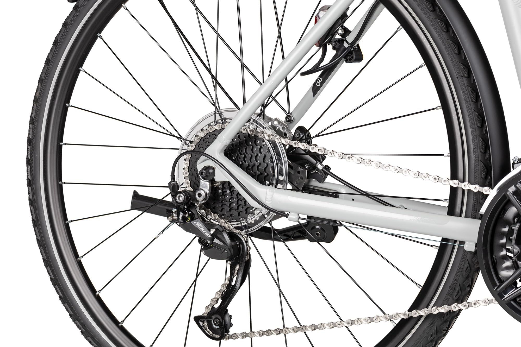 Axess Veris Street Trapez Crossbike 27-Gang Schaltung 28 Zoll Damenfahrrad Hydraulische Scheibenbremsen