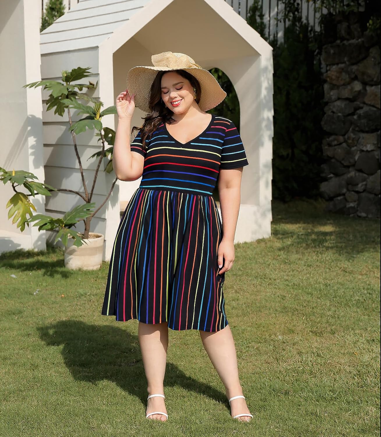RITERA Plus Size Dresses for Curvy Women Summer Liberia Ubuy