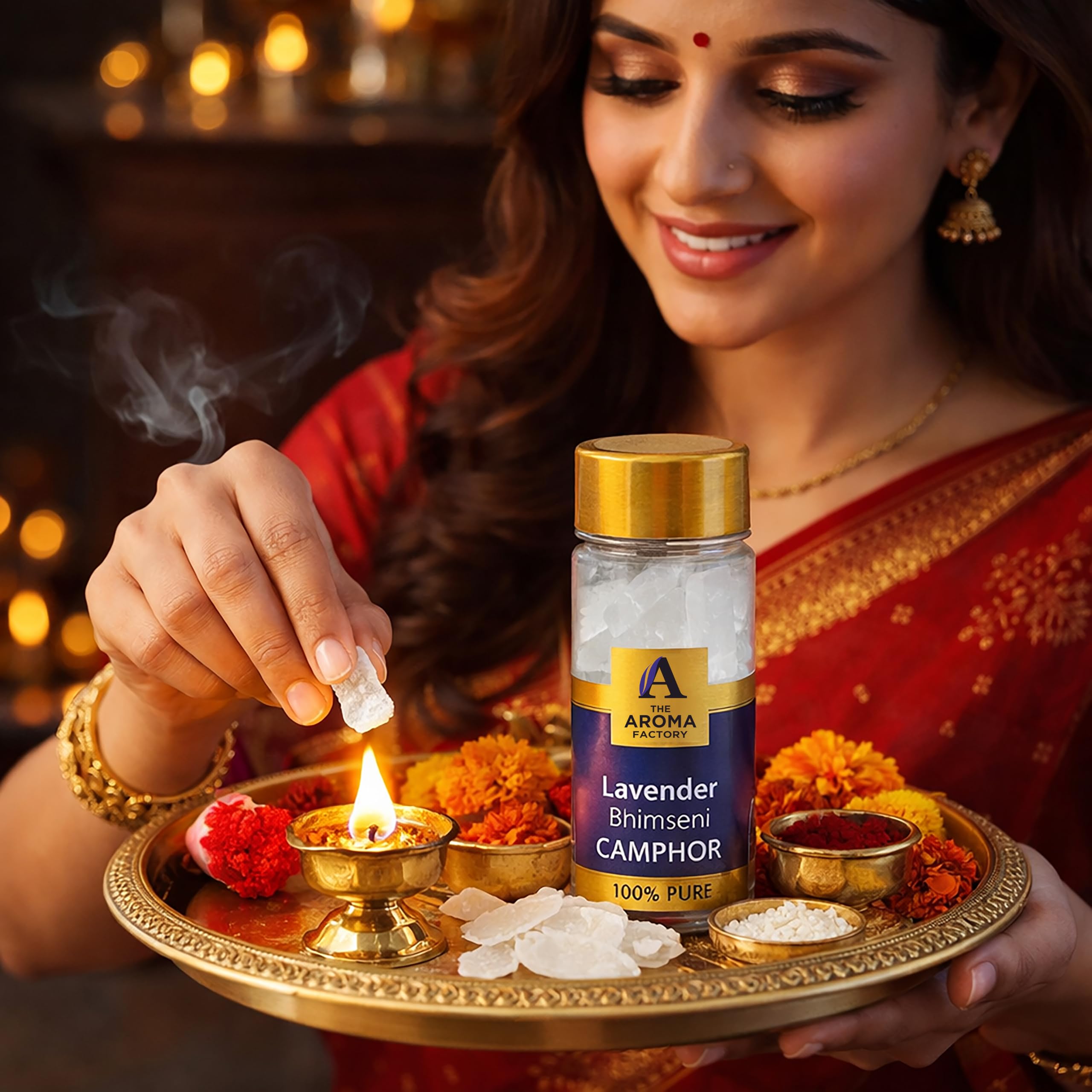 Pure Bhimseni Lavender Camphor - The Aroma Factory -5 Pure Bhimseni Lavender Camphor - The Aroma Factory -5