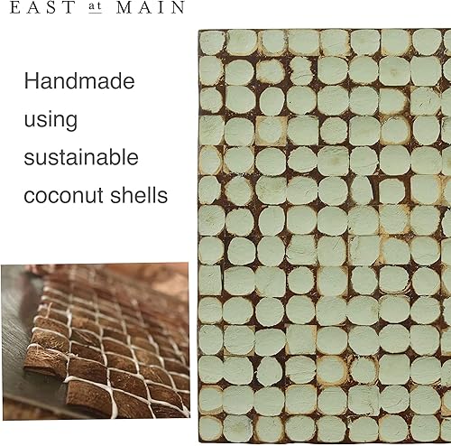 Miniatura 17 de East at Main Mesa auxiliar cuadrada – 16.6 pulgadas de ancho x 16.6 pulgadas de alto, sala de estar, entrada, espacios pequeños, mesa de decoración