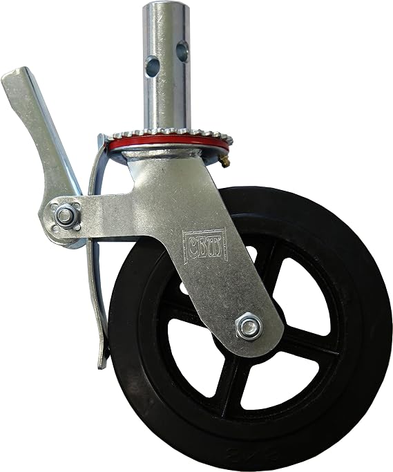 GRIP 8 x 2 scaffold caster wheels set of 4 1 3/8 tube size