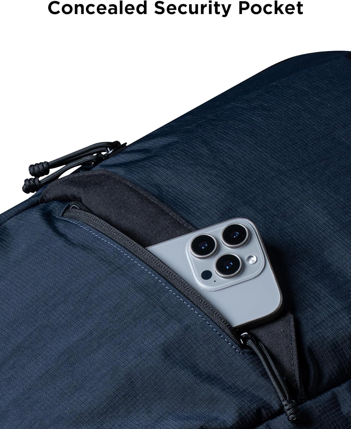 ALPAKA Elements Backpack Pro 24L - Moonlight Blue Laptop Backpack Fits 16'' Laptop with Dual Bottle Pockets, Travel Backpack for Men, Weather-Resistant 400D Axoflux Fabric for Business or College - Image 5