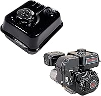 Vista 2 de JMCHstore Tanque de combustible con válvula antivuelco para motor Predator 212 6.5HP Hemi, para motor Harbor Freight Loncin 210FA 212cc Modelo, kit