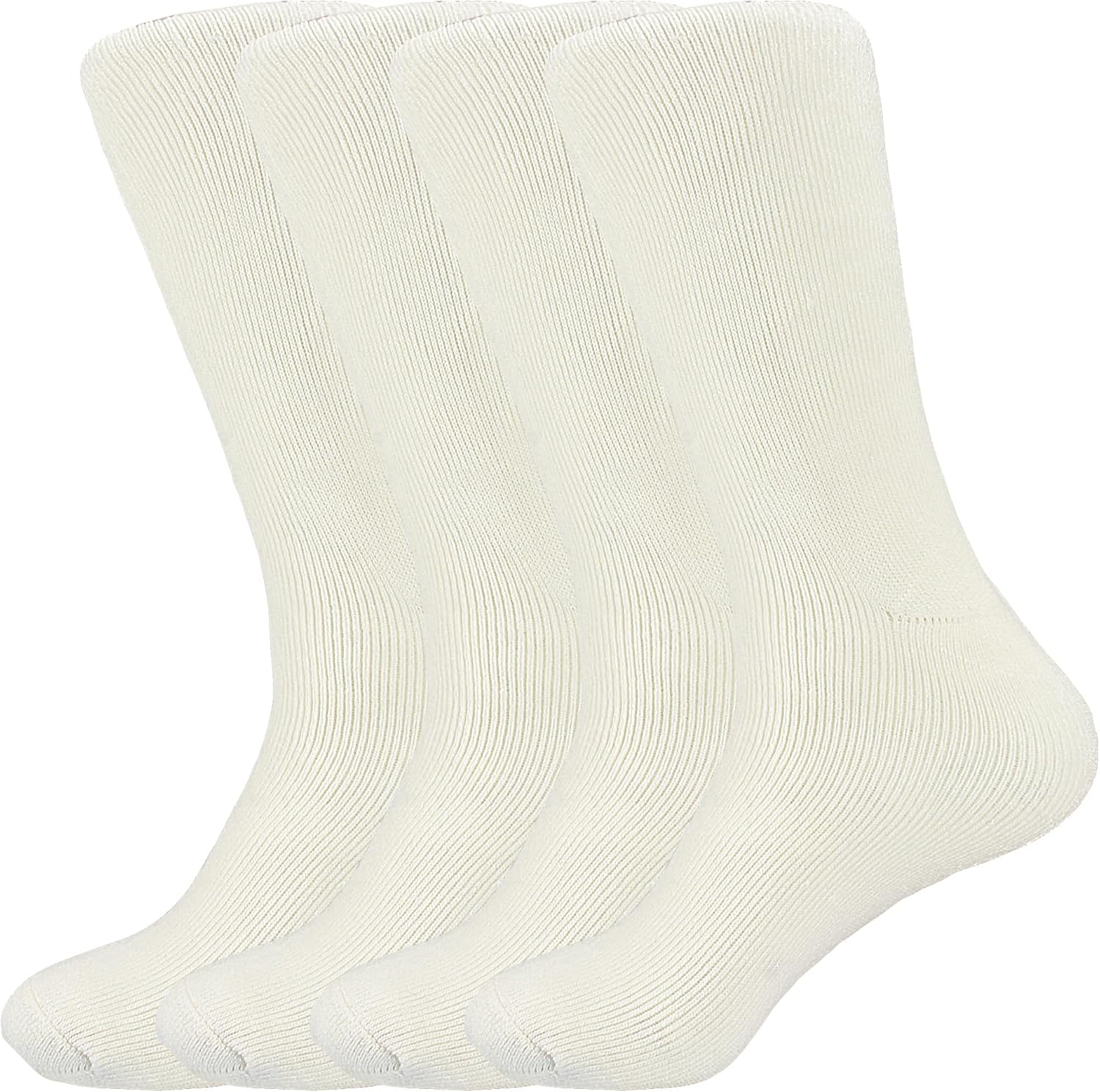 BambooMN Women's Extra Thick Wicking Rayon from Bamboo Socks - 4 Pair Value Pack