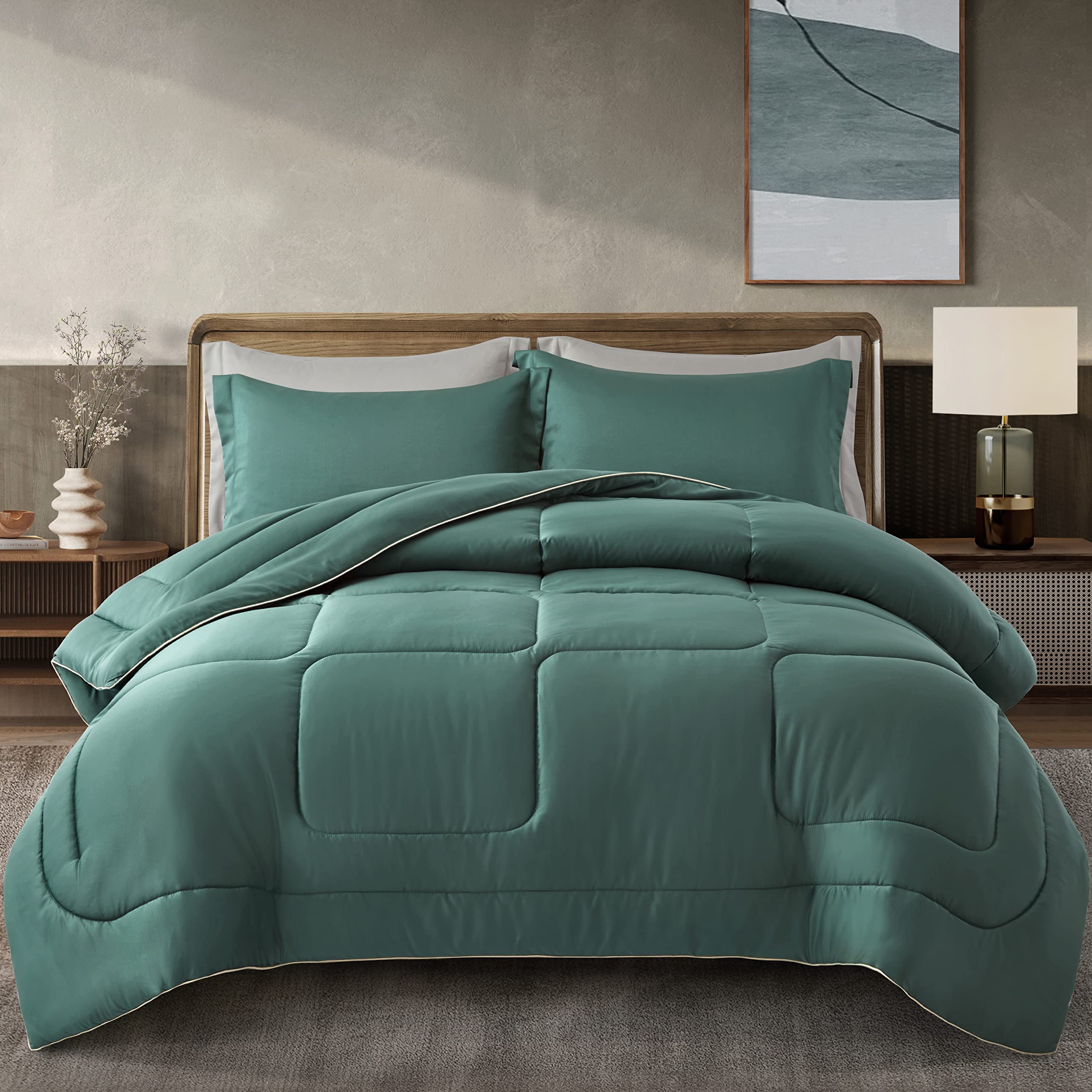 Dreamhood Satin Silky Soft Comforter All Season Comforter Set Super