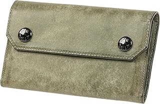 [BEERBELLY]本革 レザー 財布 ロングウォレット Estate エステイト 長財布 メンズ 薄型 さいふ ビアベリー日本製 人気 メンズ レディース グリージョ（プエブロ）