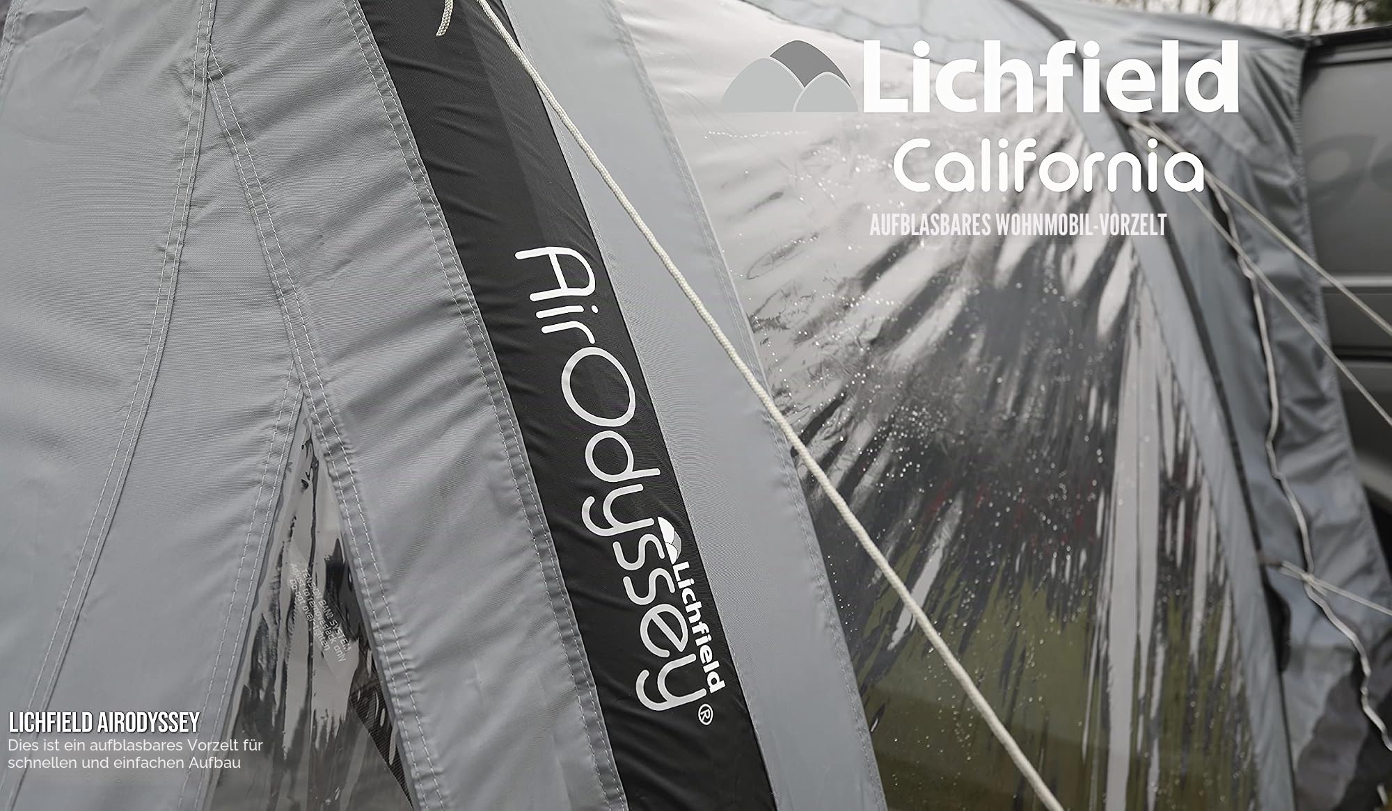 Lichfield California Low aufblasbares Vorzelt für Wohnmobile, Wohnwagen und Transporter