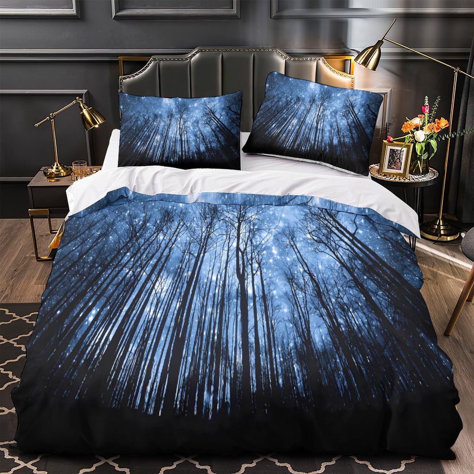 Parure de lit chat de nuit pour chambre de fille stylée