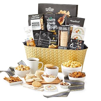 GreatFoods Majestic Grandeur Gourmet Gift Basket - Supreme, Luxury Gifts, Corporate Gifts, Holiday Gifts