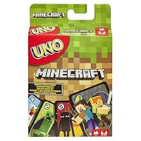 Algopix Similar Product 12 - Mattel Games UNO Minecraft Card Game