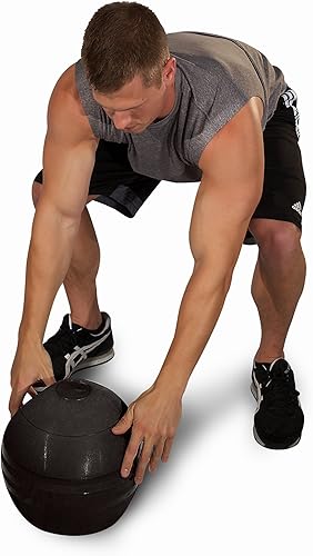 Miniatura 6 de Body-Solid (BSTHB - Pelotas de peso muerto, pelota con peso de relleno de arena para entrenamiento de fuerza y acondicionamiento, pérdida de peso,