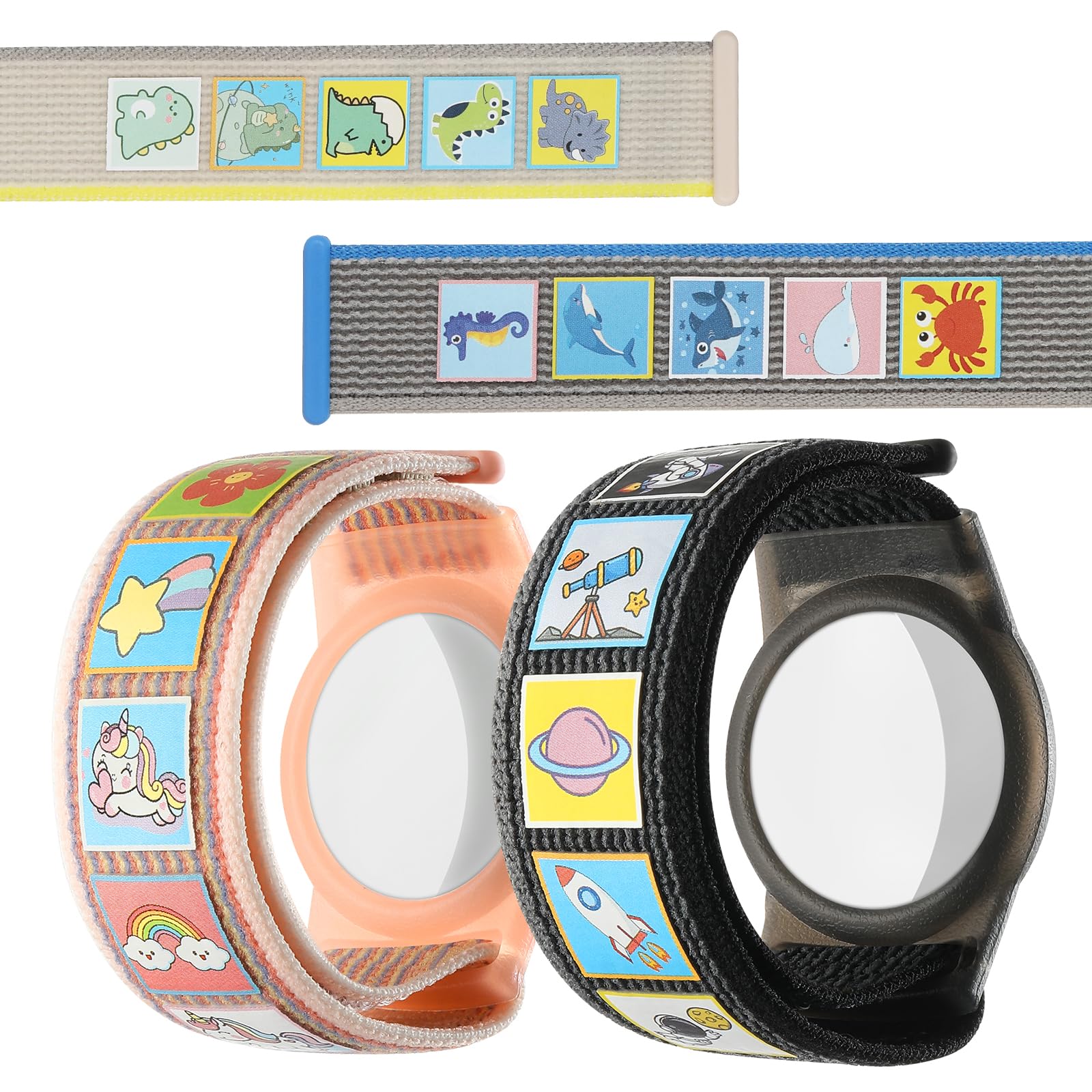 Panjal Airtag Wristband for Kids with Educational Themes, Apple Airtag Bracelet, Also Suitable for Toddlers Elders & Adults - Image 4
