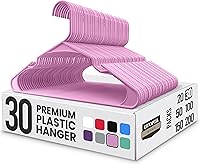 Vista 26 de Utopia Home Perchas de Plástico Paquete de 50 – Percha Perfecta para Ahorrar Espacio para Ropa – Duraderas y Fuertes – Organizadores de Armario Aqua