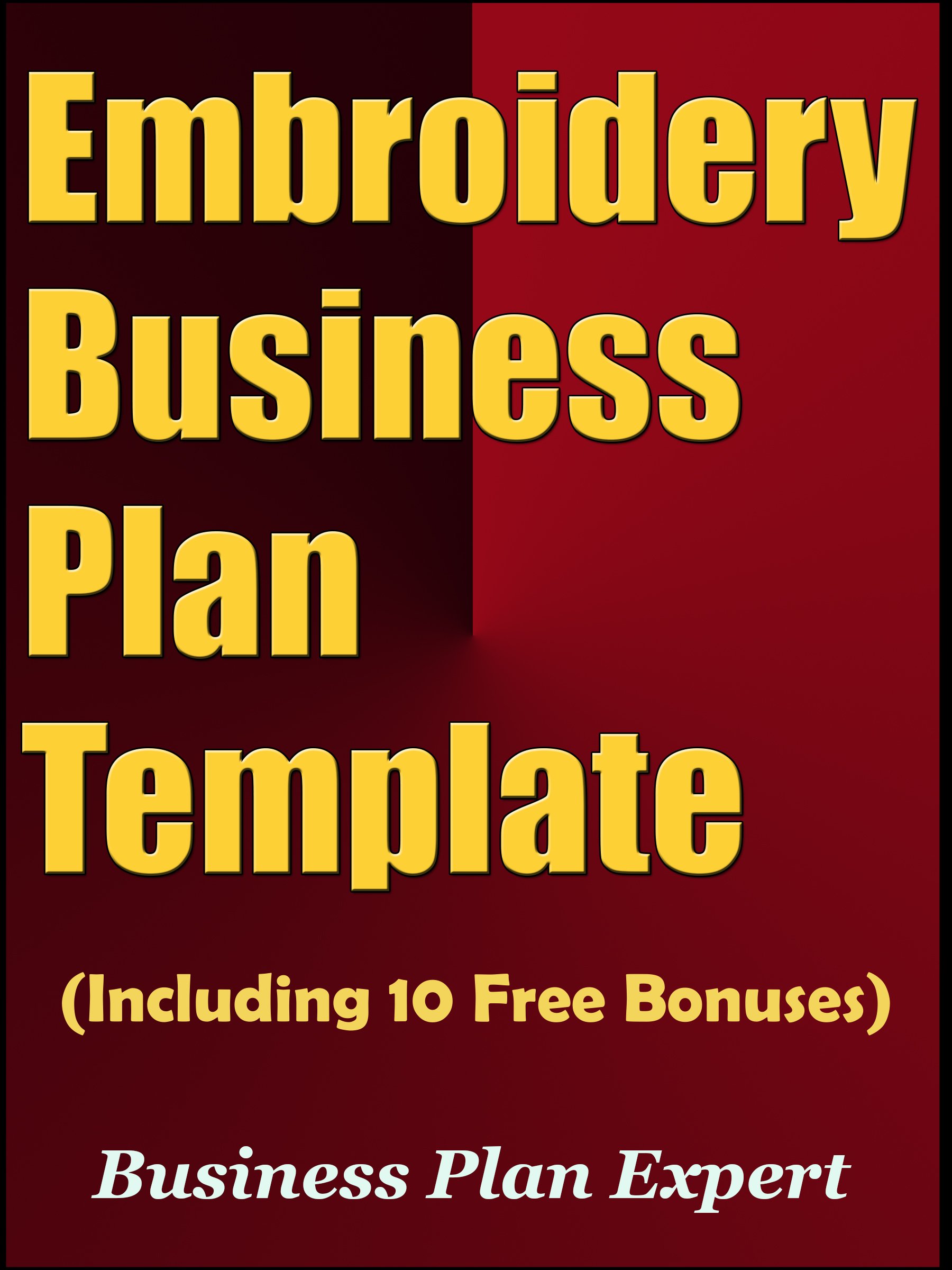 Business Embroidery Example Plan EMBROIDERY & ORIGAMI