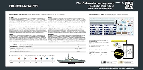 Miniatura 4 de Fregate La Fayette - Kit de construcción para modelo de barco