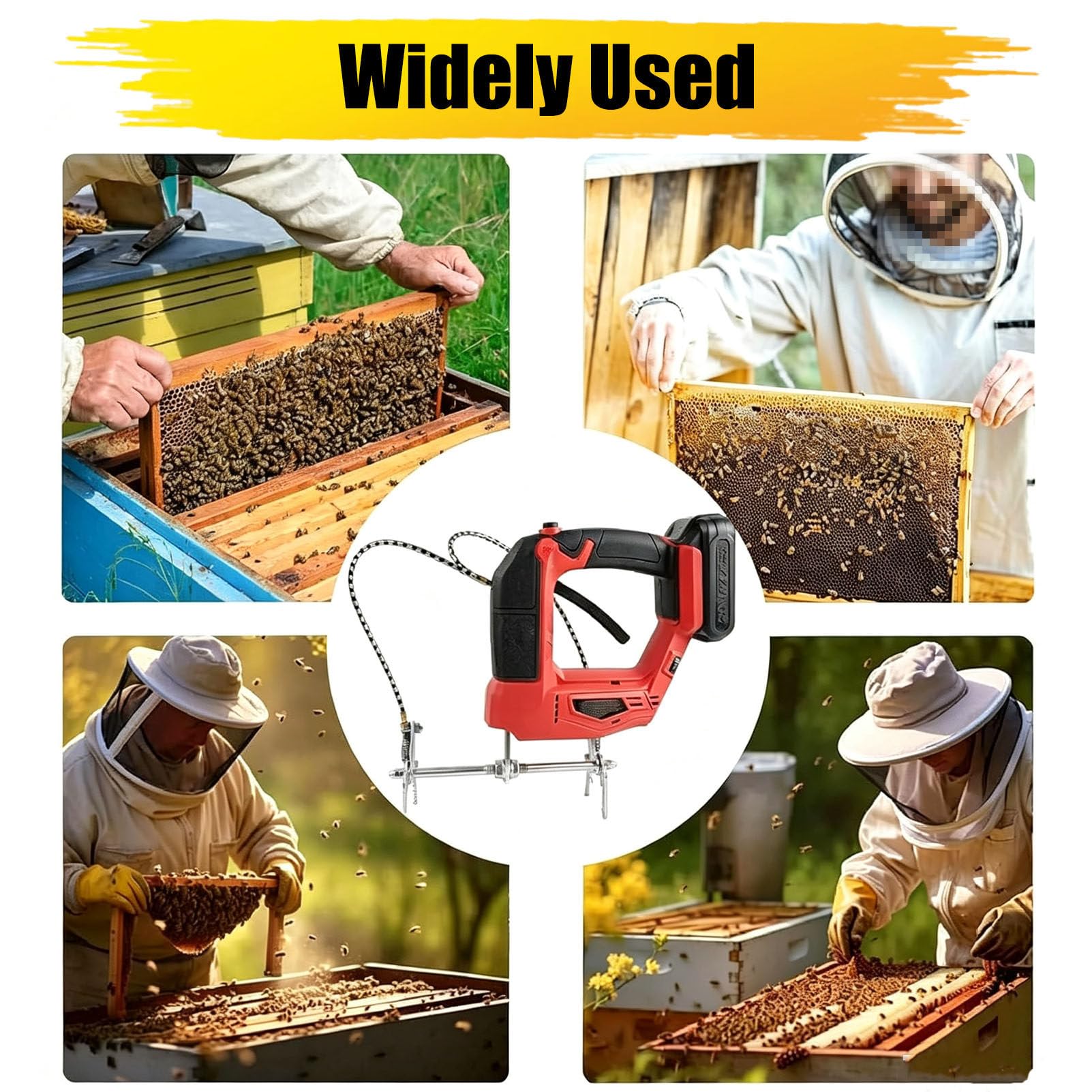 Elektrische Hand-Rüttelmaschine Für Bienenstockrahmen Blue-1Battery