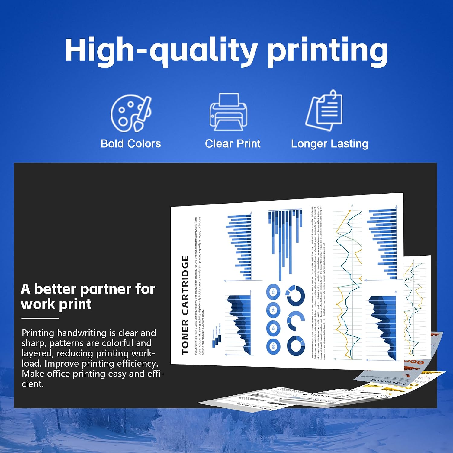 410X Black Toner Cartridge (2 Black) Replacement for HP 410X CF410X Black Toner Works with Pro M452dn M452dw M452nw Pro MFP M477fdn M477fdw M477fnwv Printer Toner