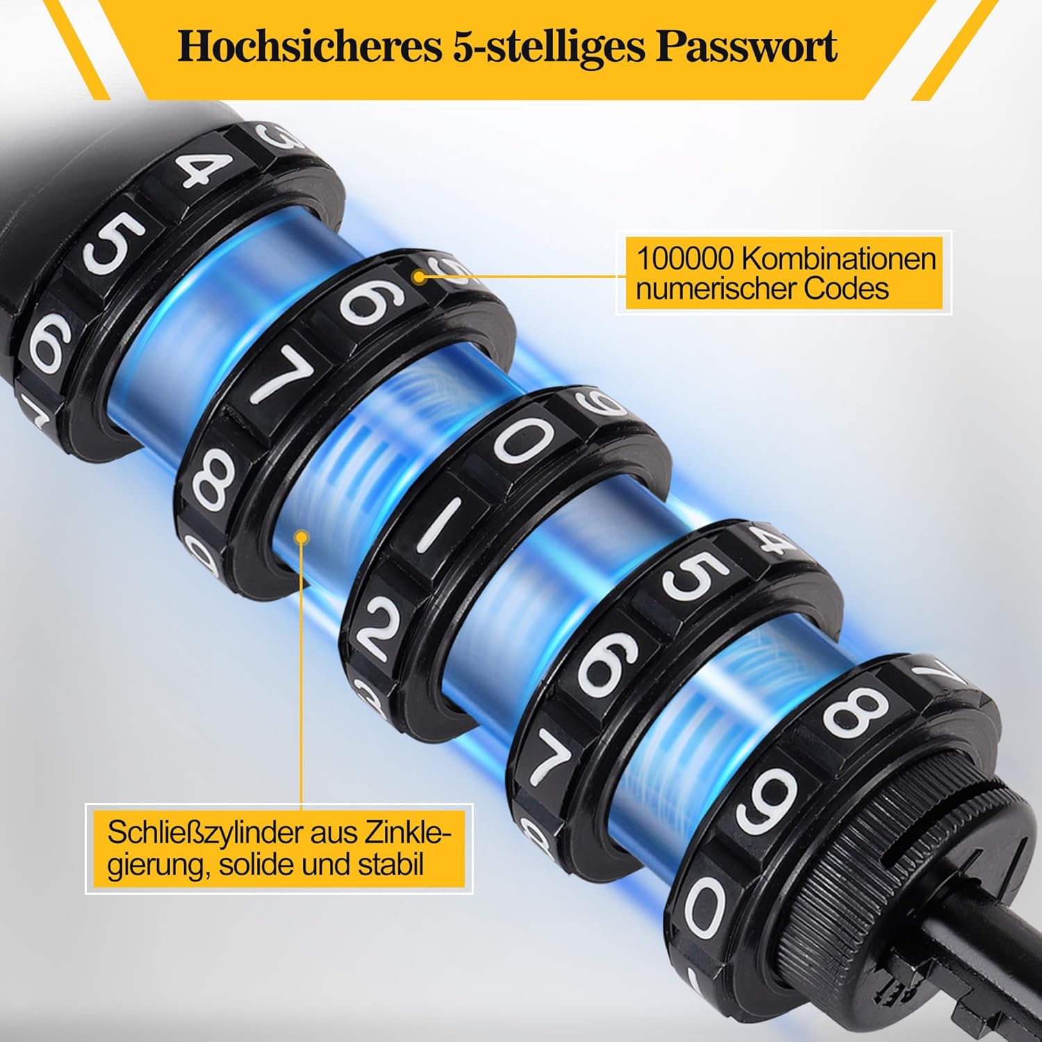 5-digit combination mechanism