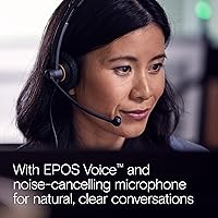 Vista 9 de EPOS Sennheiser Consumer Audio SC 60 USB ML (504547) - Double-Sided Business Headset For Skype for Business with HD Sound, Noise-Cancelling